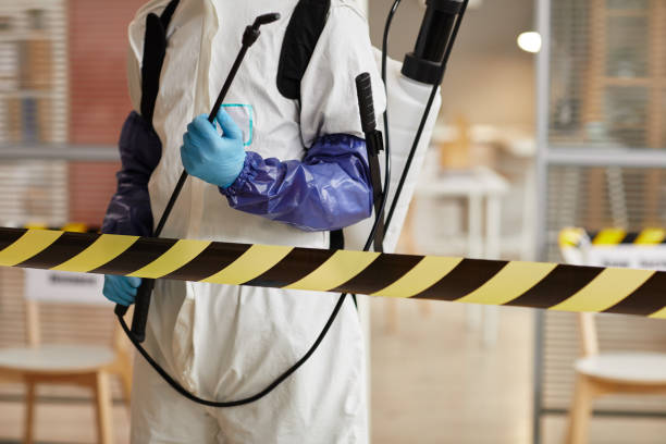 Professional Biohazard Cleanup technician working in Darby, PA